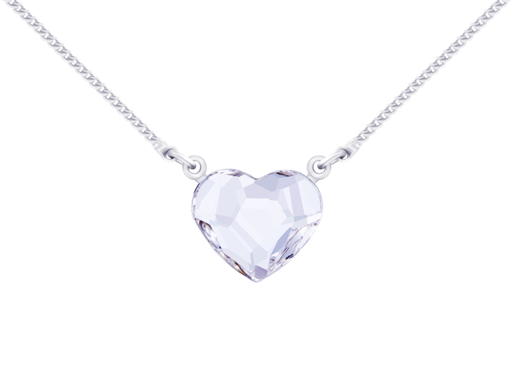 שרשרת צוואר Amore לב קריסטל פרסיוסה  Preciosa® 2030