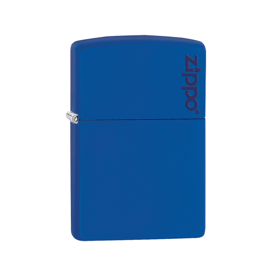 מצית זיפו כחול ®Zippo לוגו מודפס 229zl