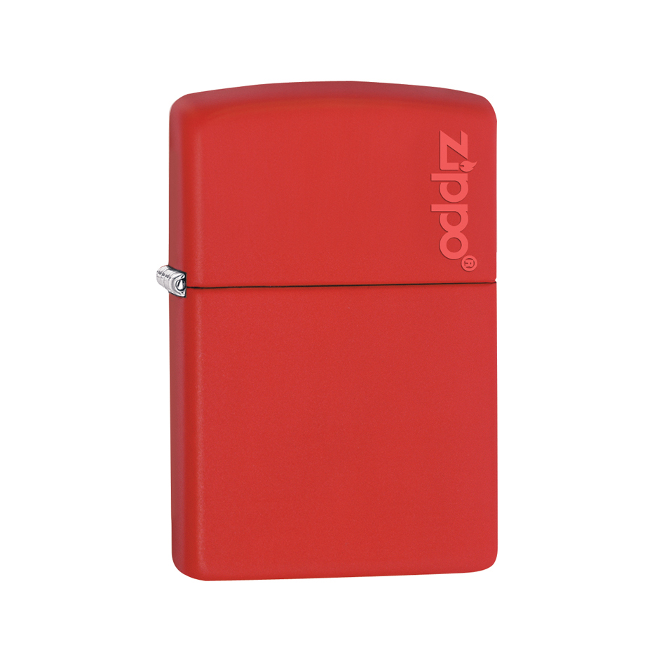 מצית זיפו ®Zippo אדום לוגו Red