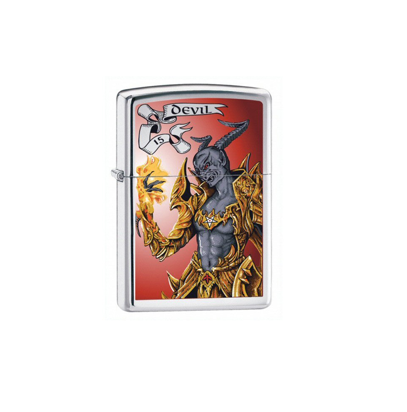 מצית זיפו ®Zippo שטן Devil High Polish Chrome 24487