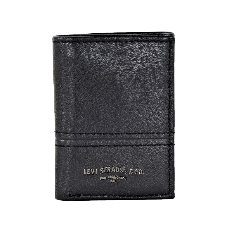 ארנק עור לגבר 31lv110046  Levi’s שחור ליוייס