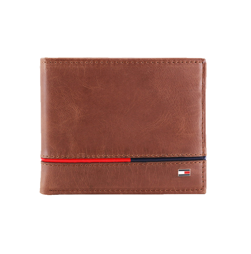 ארנק Tommy Hilfiger עור לגבר ” צבע חום” 31tl220134