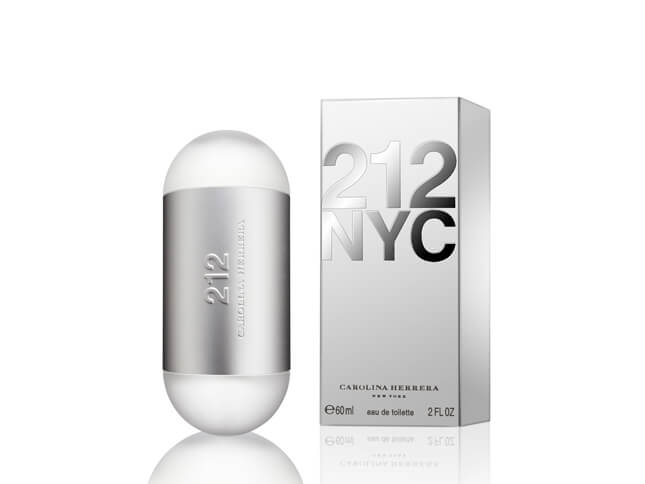 בושם לאשה קרולינה הררה CAROLINA HERRERA 212 NYC