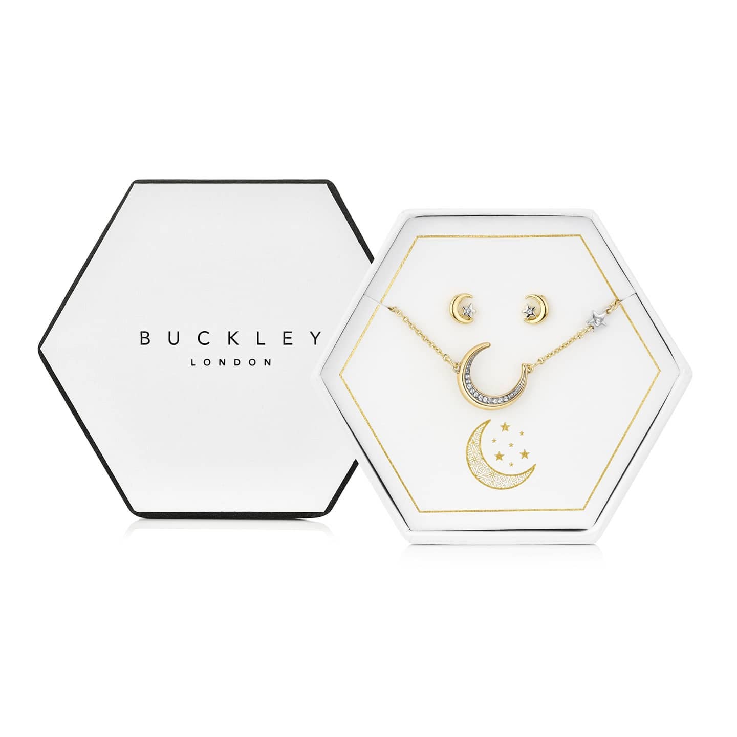 שרשרת צוואר ועגילים BUCKLEY LONDON S1178