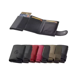 ארנק בטיחות מעור NFC+ RFID שולף כרטיסי אשראי – גבעוני