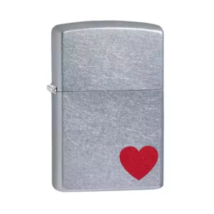 ®Zippo מצית זיפו עם לב בפינה LOVE