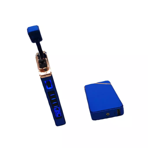 מצית USB זרמים במראה קלאסי MA 8220-5 – כחול